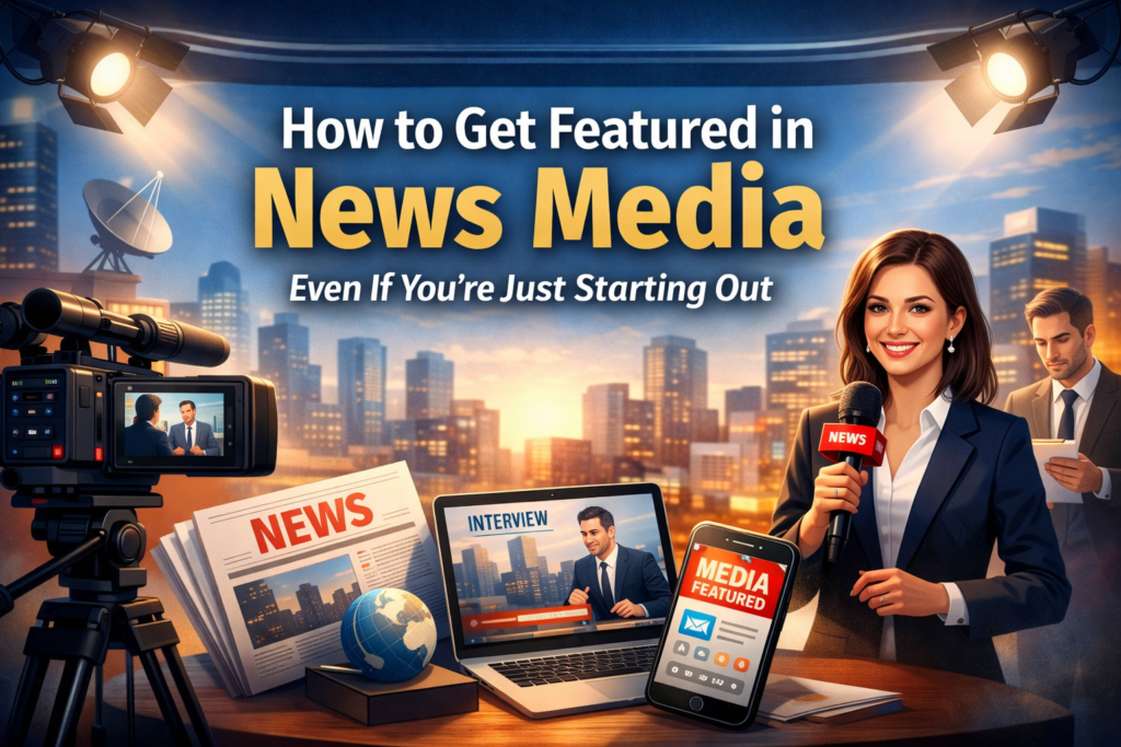 How to Get Featured in News Media Even If You’re Just Starting Out